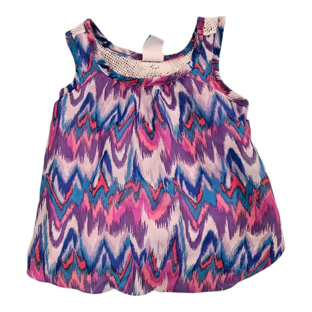 Healthex Size 12M Sleeveless Multicolor Shirt